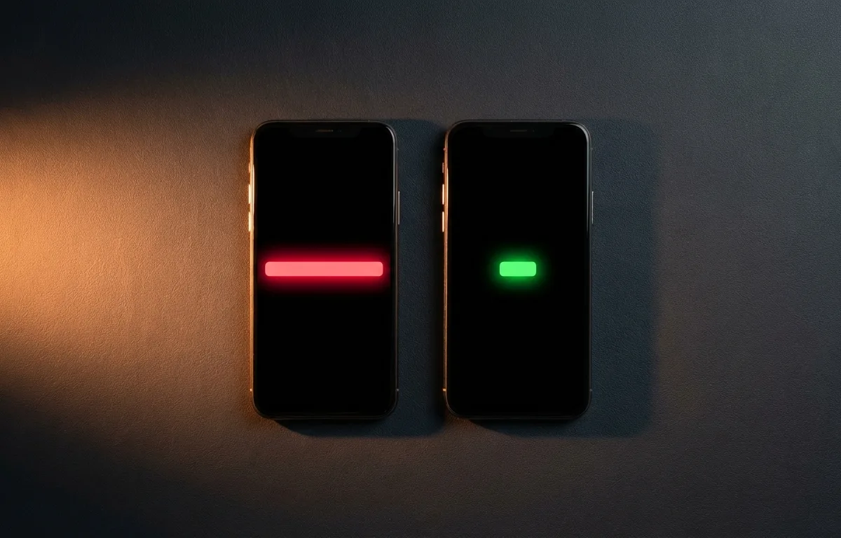 AI-पावर्ड फोटो सफाई के बाद iPhone स्टोरेज की तुलना