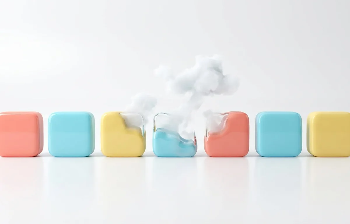 重いiOSアプリをオフロードして空き容量を確保する概念図